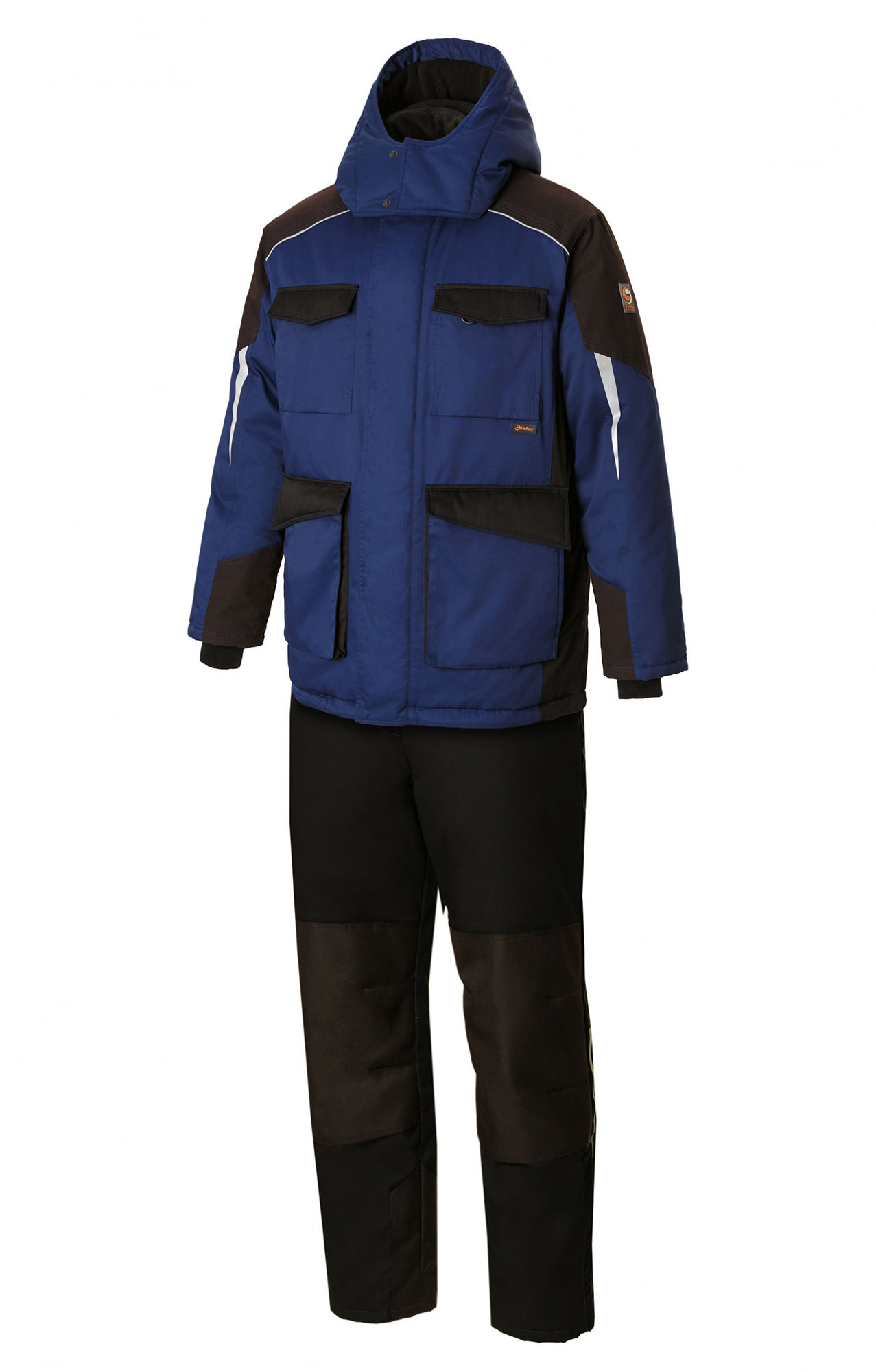 5037917 Костюм утепленный темно-синий черный STATUS  Зимняя спецодежда  размер 64-66/182-188 