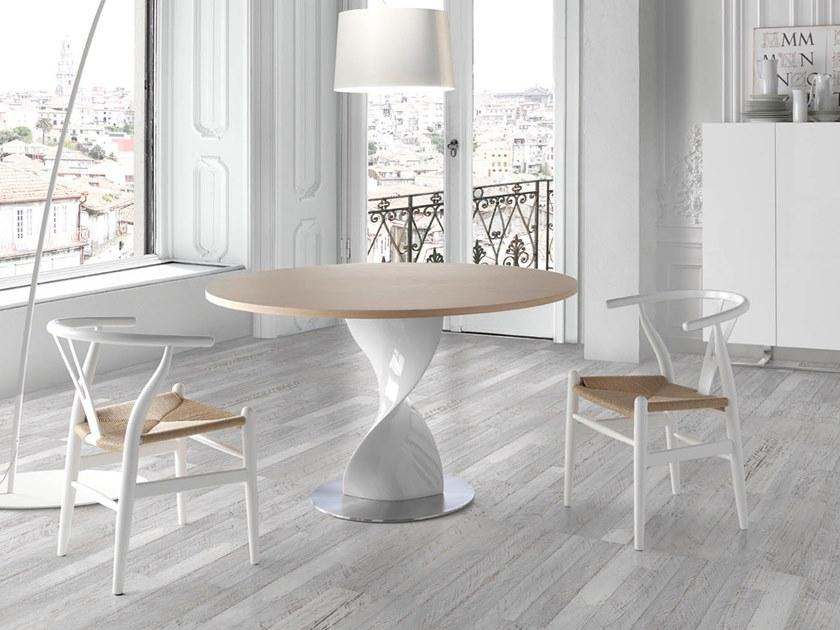 Angel Cerdá Круглый обеденный стол из мдф Urban deco 1001.02 Angel Cerda - Вид №1