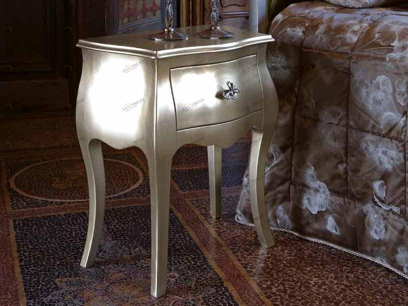 Arnaboldi Interiors Прямоугольная тумбочка из дерева с ящиками Chippendale sun-id-1354198