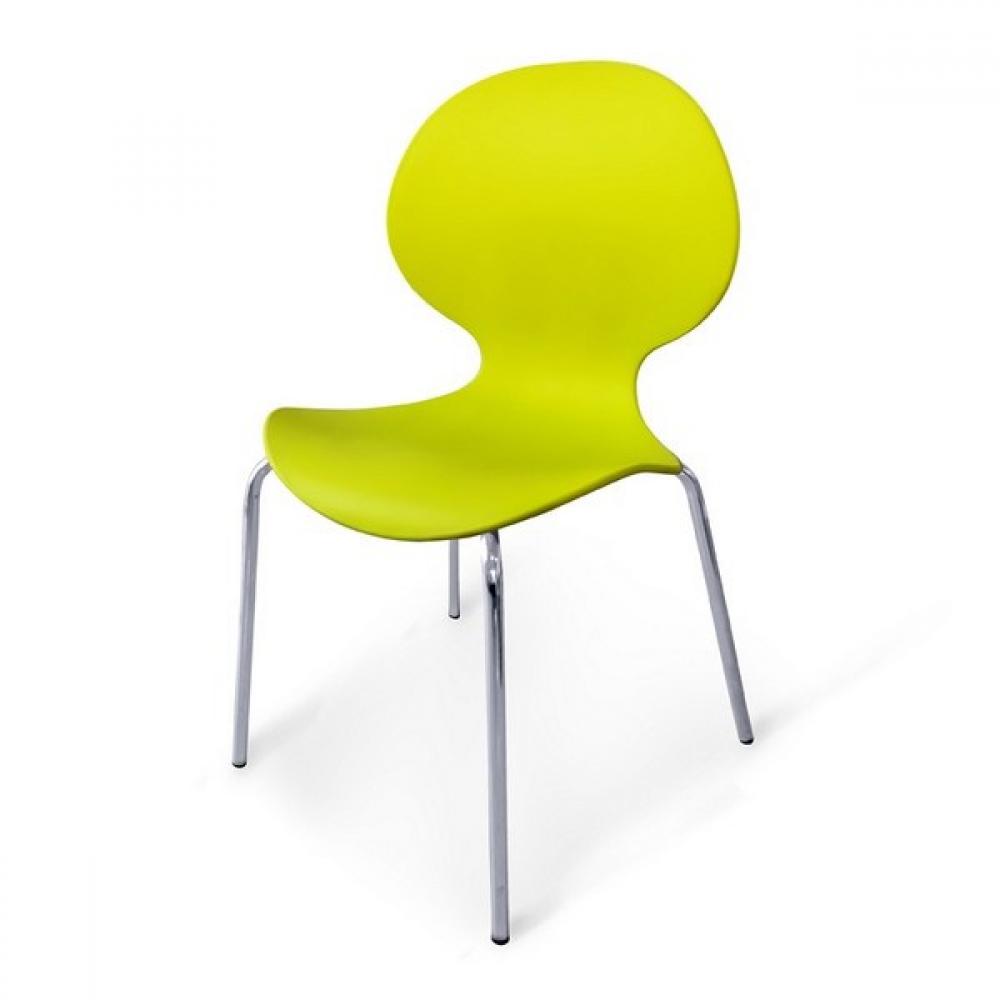 Пластиковый стул желтый 82х47х53 см AFINA  240961 Желтый  - Вид №1