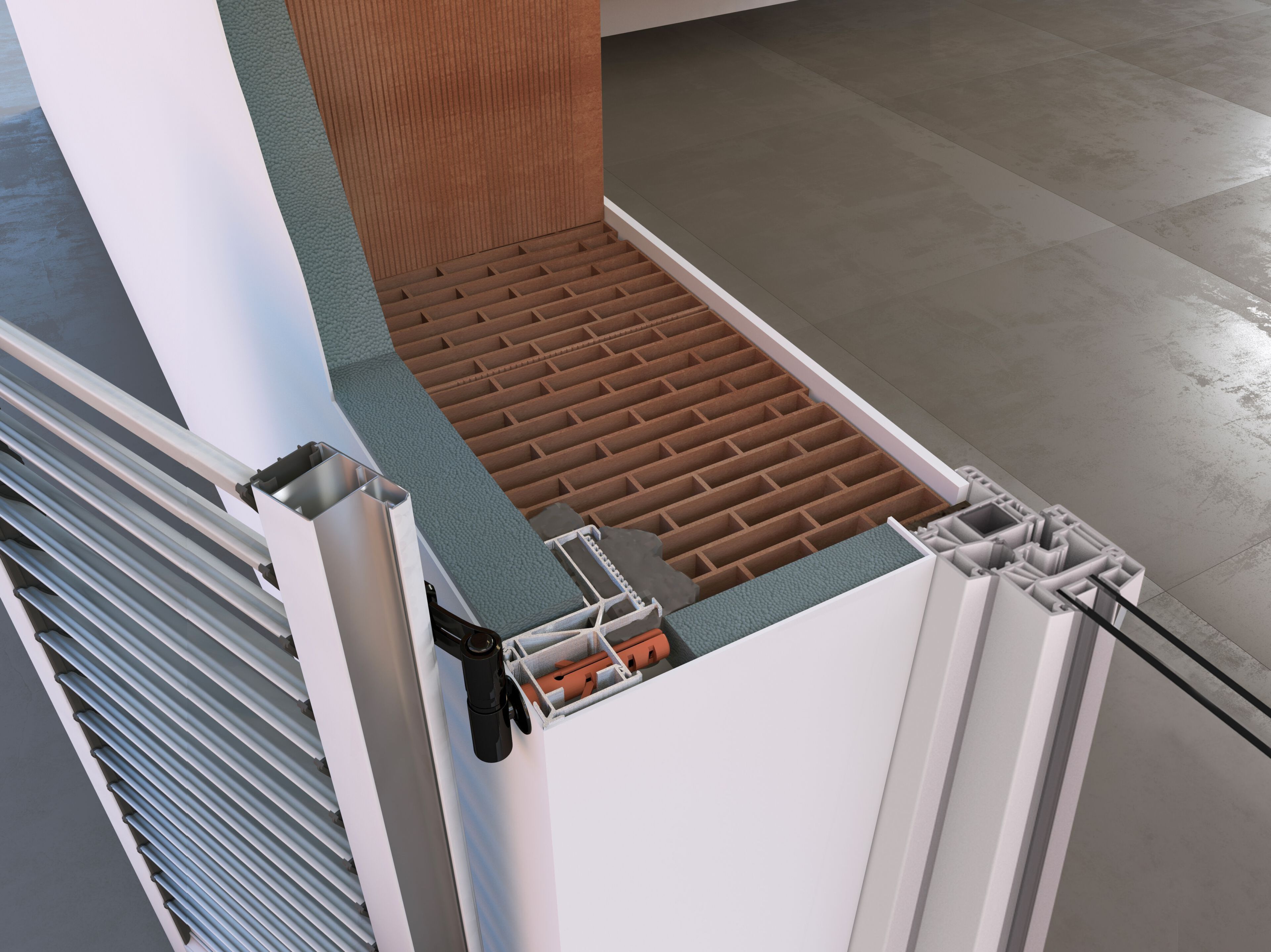 Алюминиевый подрамник для жалюзи NURITH PIVOT ARCH-00114554 - Вид №1