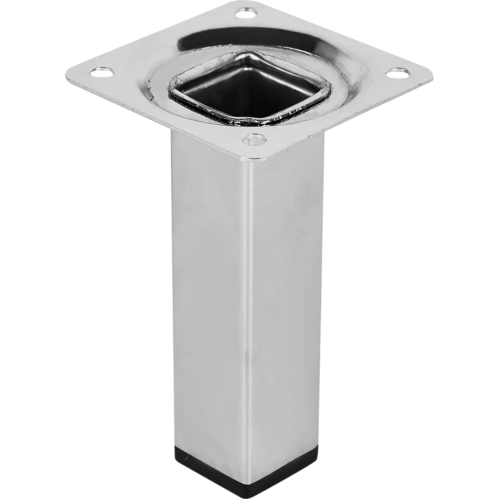 LARVIJ Квадратная мебельная опора 25х25 мм с хромированным покрытием 13761220 STLM-0003748