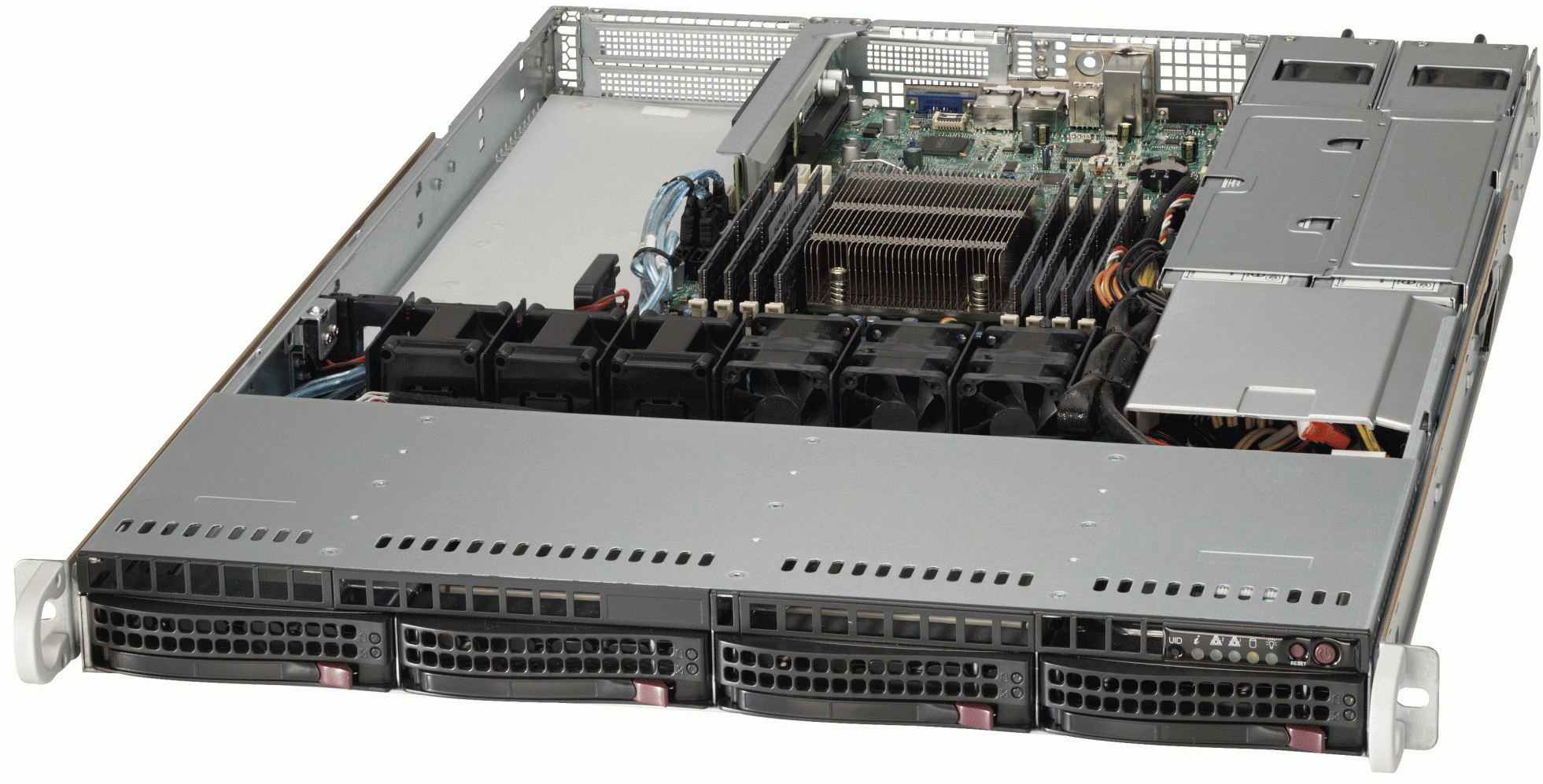 SYS-5019S-WR server (x11ssw-f, cse-815tqc-r504wb) ( lga 1151, e3-1200 v6/v5, intel® c236 chipset, 4 hot-swap 3.5" drive bays, 4xddr4 up to 64gb unbuffered ecc udimm, 2 gbe ports with intel® i210-at, 1 dedicated ipmi port, 1 vga, 1 com, 2 usb 3.0, 2 usb 2 Santreyd 