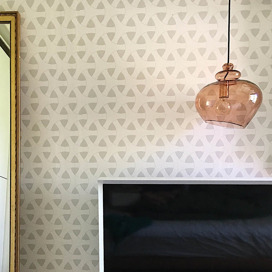 Лампа подвесная Grace, ø23 см, дымчатое стекло, черный цоколь Frandsen 1172270505001 - Вид №2