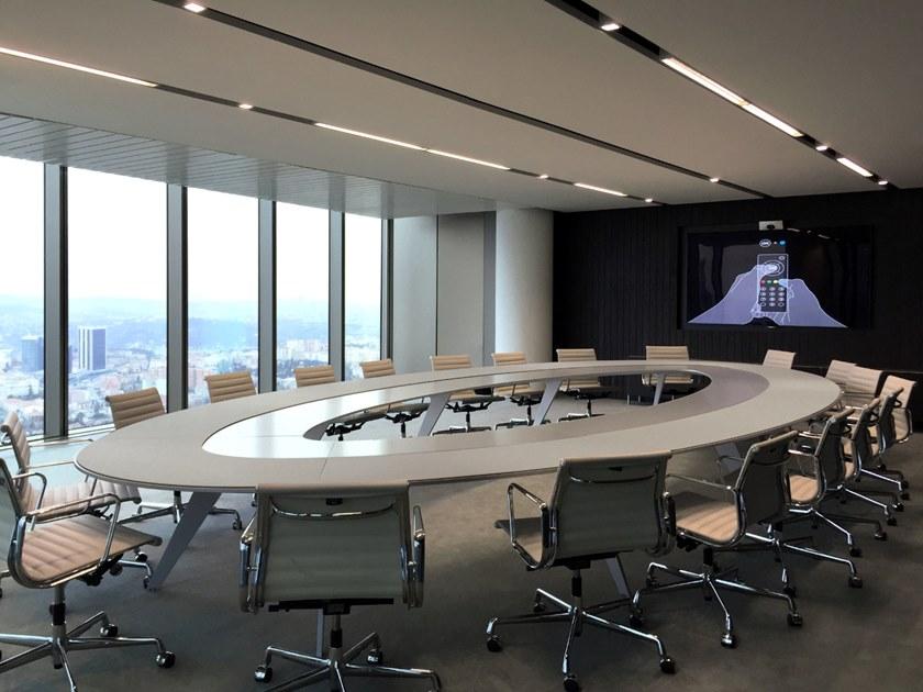 José Martínez Medina Модульный стол для переговоров из дерева sun-id-1462345 - Вид №1