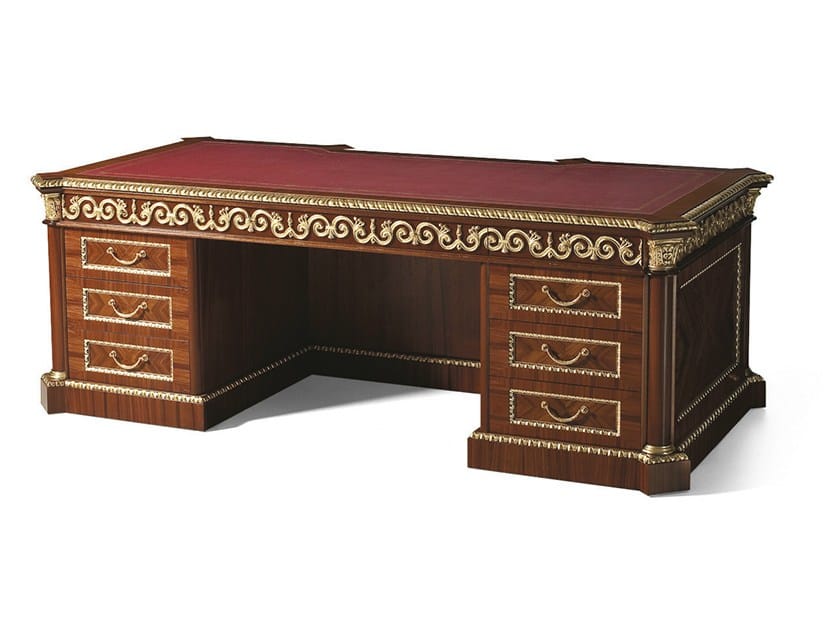 Стол из розового дерева с ящиками OAK Галерея ARCH-00076030