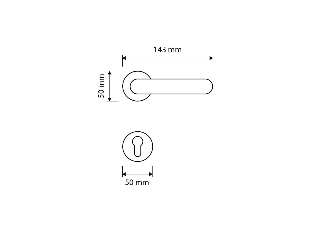 Классическая латунная ручка с насадкой LINEA CALI' ARCH-00095098 - Вид №4