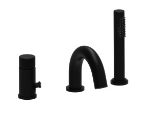 Смеситель для ванны с 3 отверстиями и ручным душем