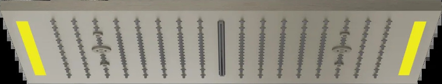 Насадка для душа 57882 239 Gessi Colour ПОЧИЩЕННАЯ ЩЕТКОЙ СТАЛЬ