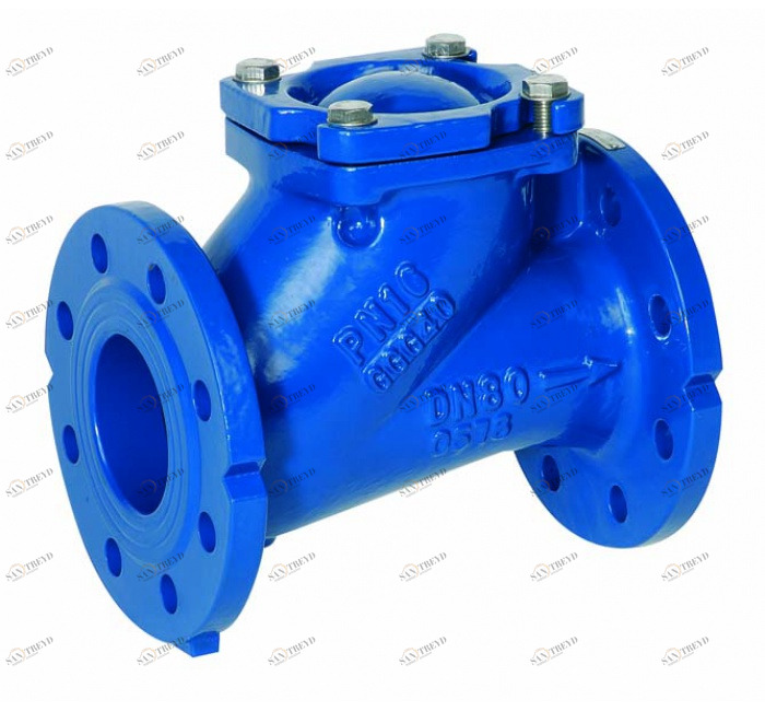 GENEBRE 2453 16 Обратный клапан с шаровым фланцем DIN PN 16 