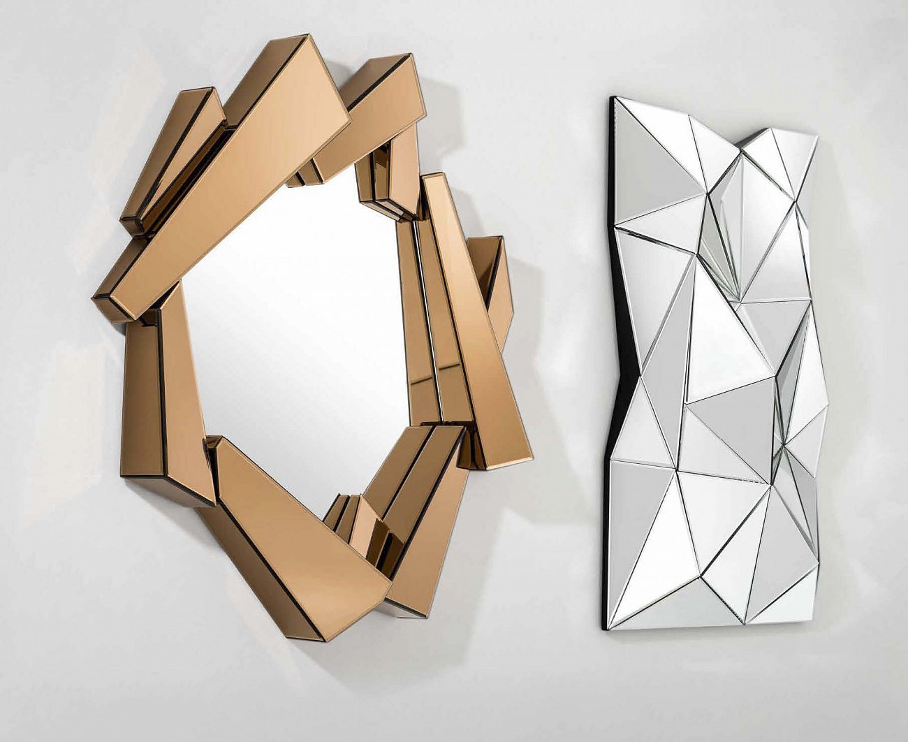 Зеркальное панно декоративное оригами от Eichholtz EICHHOLTZ ДИЗАЙНЕРСКИЕ 247148 Зеркальный  - Вид №2