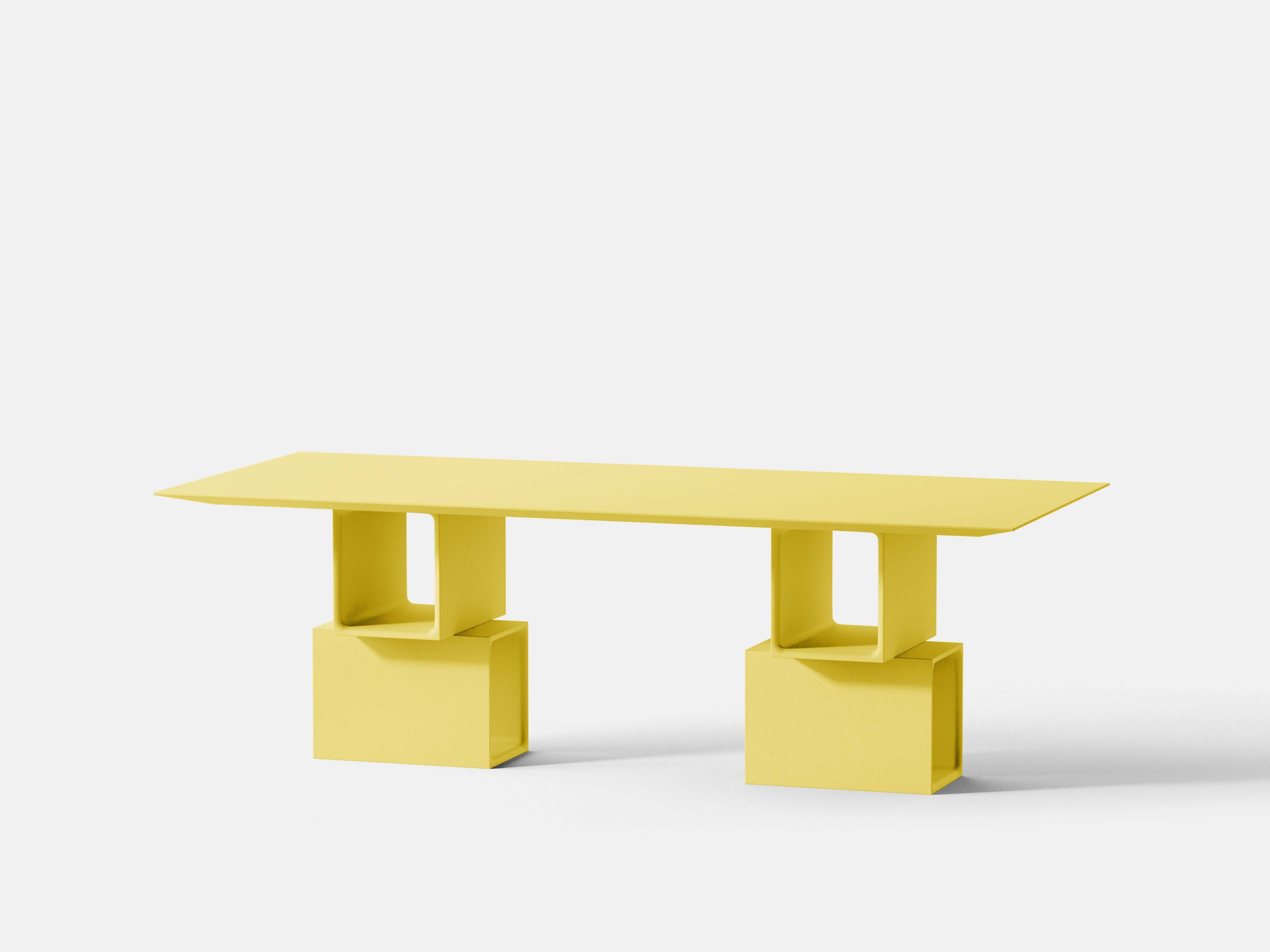 Прямоугольный бетонный стол PULKRA плакат ARCH-00071870 - Вид №14