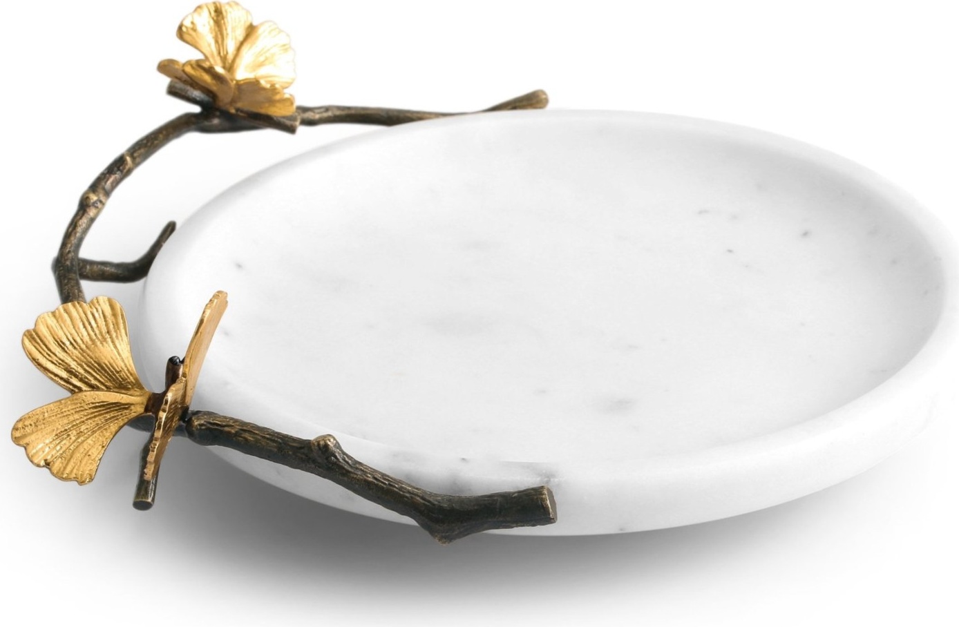 10650226 Michael Aram Мелочница Michael Aram Бабочки гинкго 15см, мрамор Мрамор 