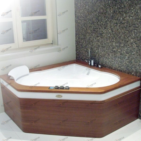 Ванна угловая с гидромассажем Aura Corner 140 9F43-495A Jacuzzi 9F43495A