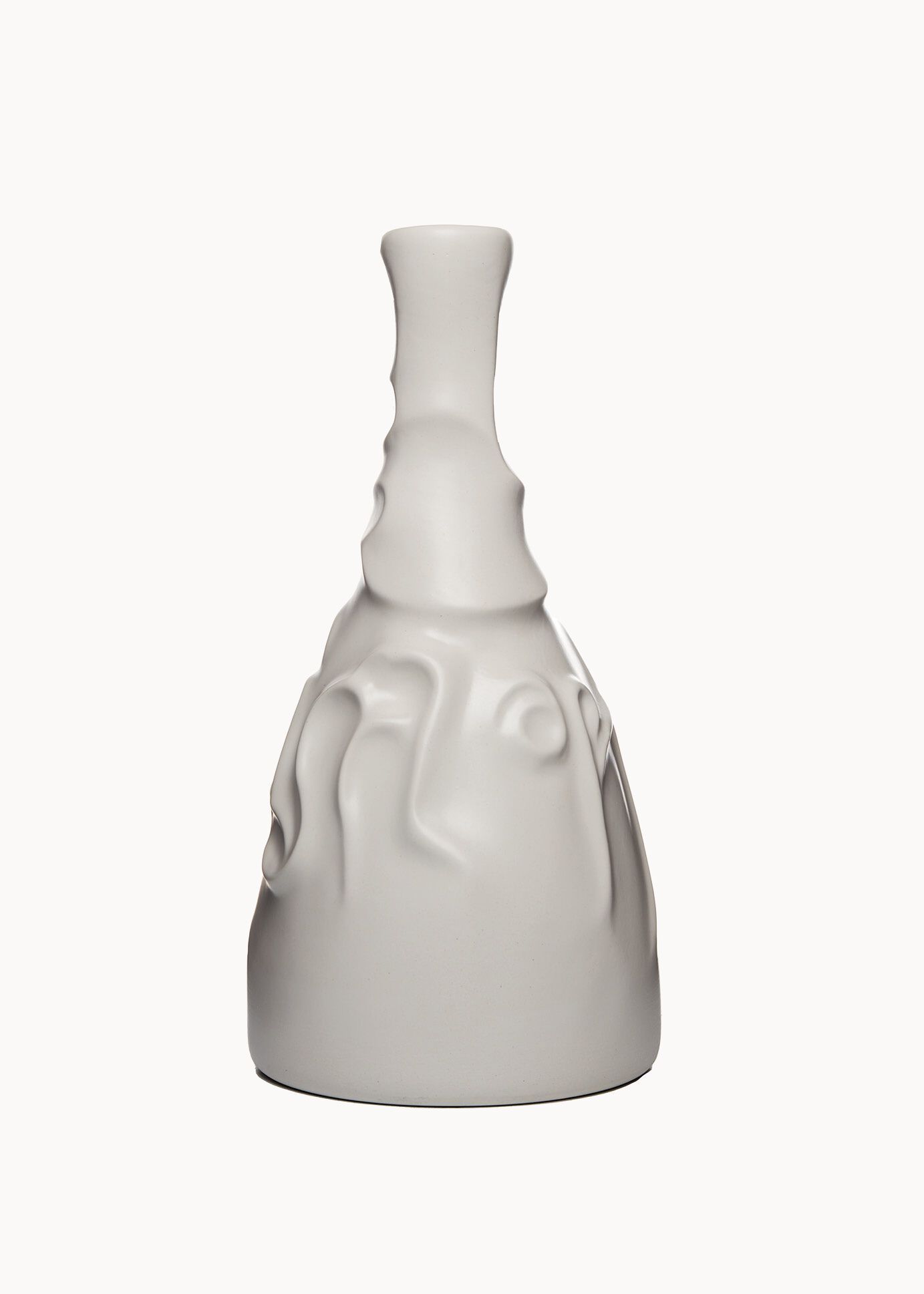 Матовая белая глазурованная керамическая скульптурная бутылка BD Barcelona CASA DE FAMILIA ARCH-00018997 - Вид №2
