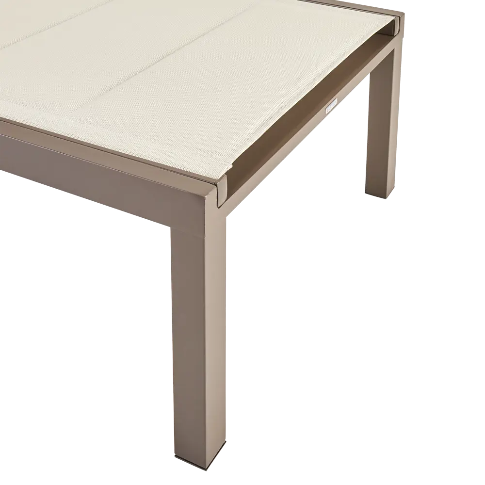 Шезлонг Aquila 200x65x102 см алюминий/текстилен коричневый Santreyd Товар без серии STLM-2102355 - Вид №12