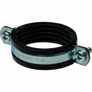 Хомут для труб с гайкой 2"( ⌀59-65) STOUT