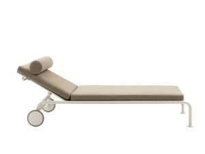 Лежак для сада с колесами