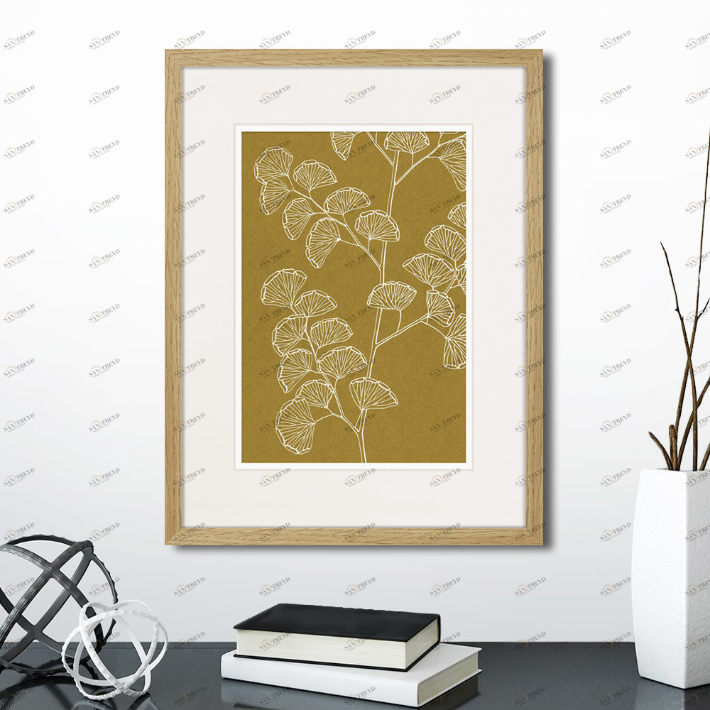 Картина 42х32 см The Fern Collection №30 КАРТИНЫ В КВАРТИРУ  00-3894679 Коричневый 