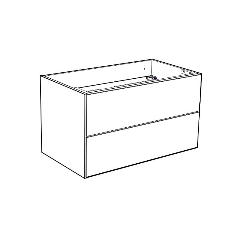 20071211 Afton Шкаф Для Умывальника 800 Белый, Открываемый Westerbergs Белый  - Вид №1