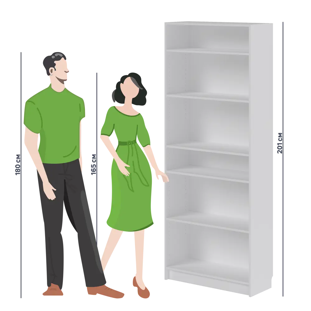 Стеллаж БУККЕР Органайзер для книг и аксессуаров с регулируемыми полками 82851587 STLM-0037034 - Вид №2