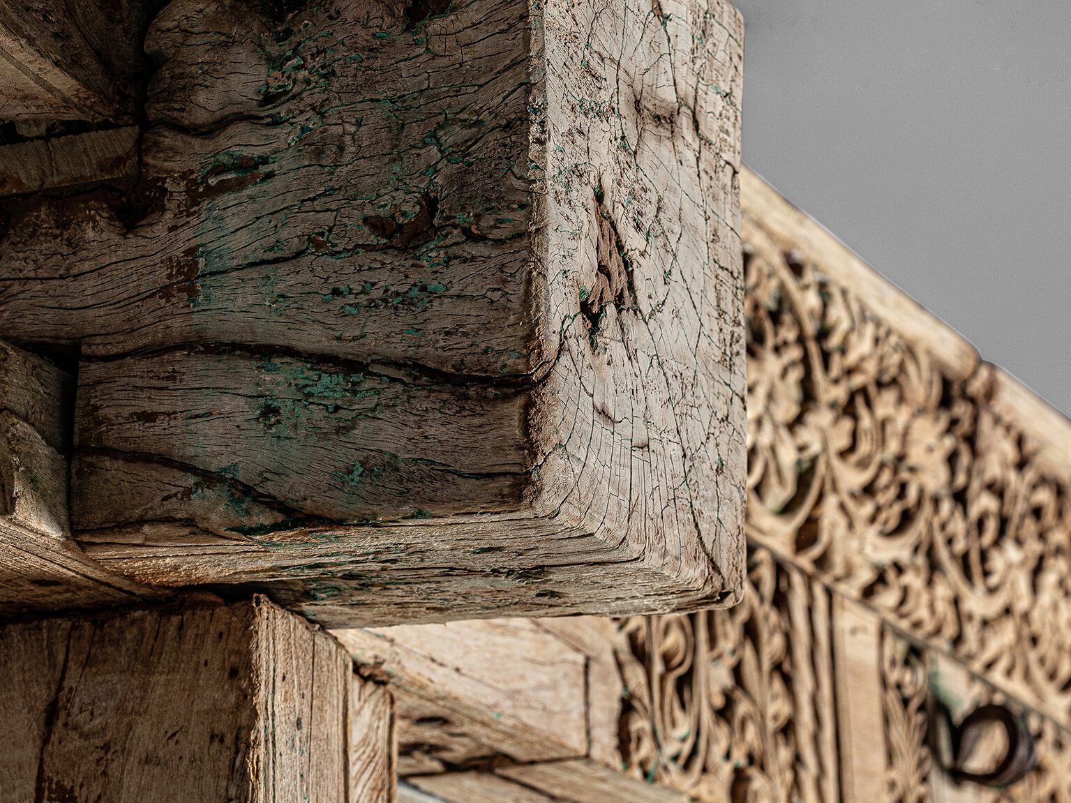 Прямоугольное напольное зеркало из тикового дерева с рамкой Vical Home ARGEEN ARCH-00146219 - Вид №2