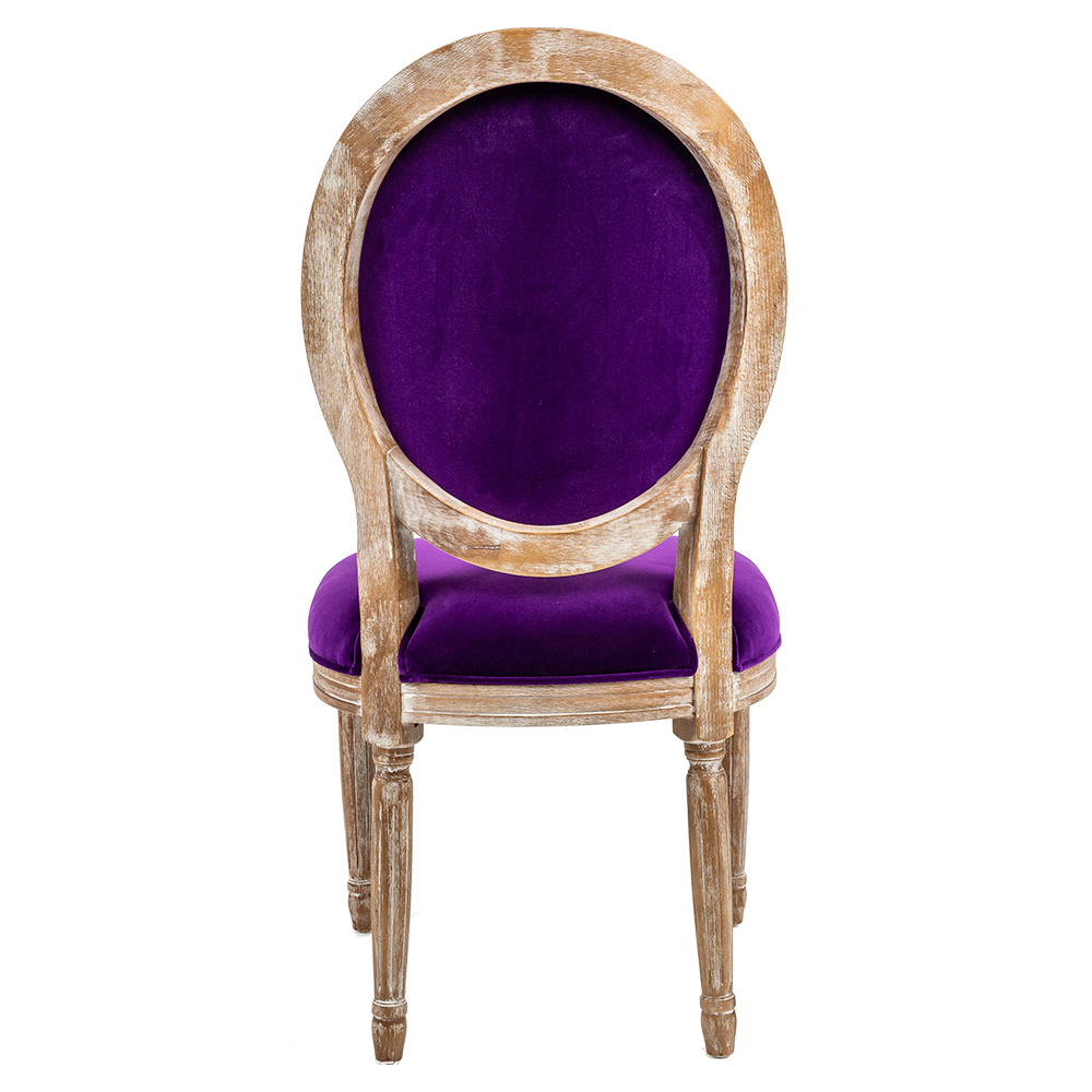 3113010 Стул «Луи / Ультрафиолет» (бархат, лесной орех) Object Desire  - Вид №2