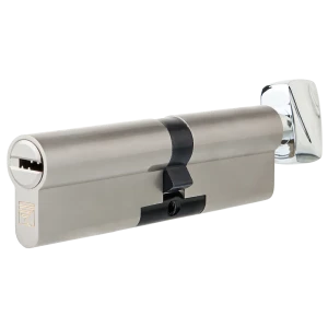 Цилиндр Apecs Premier XR-110(50C/60)-C15-NI, 50x60 мм, ключ/вертушка, цвет никель