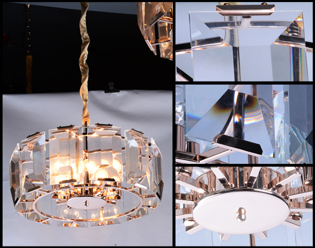 Подвесной светильник Harlow Crystal 12 от Delight Collection круглый BRCH9030-12-GD DELIGHT COLLECTION ДИЗАЙНЕРСКИЕ 243844 Прозрачный;золото  - Вид №2