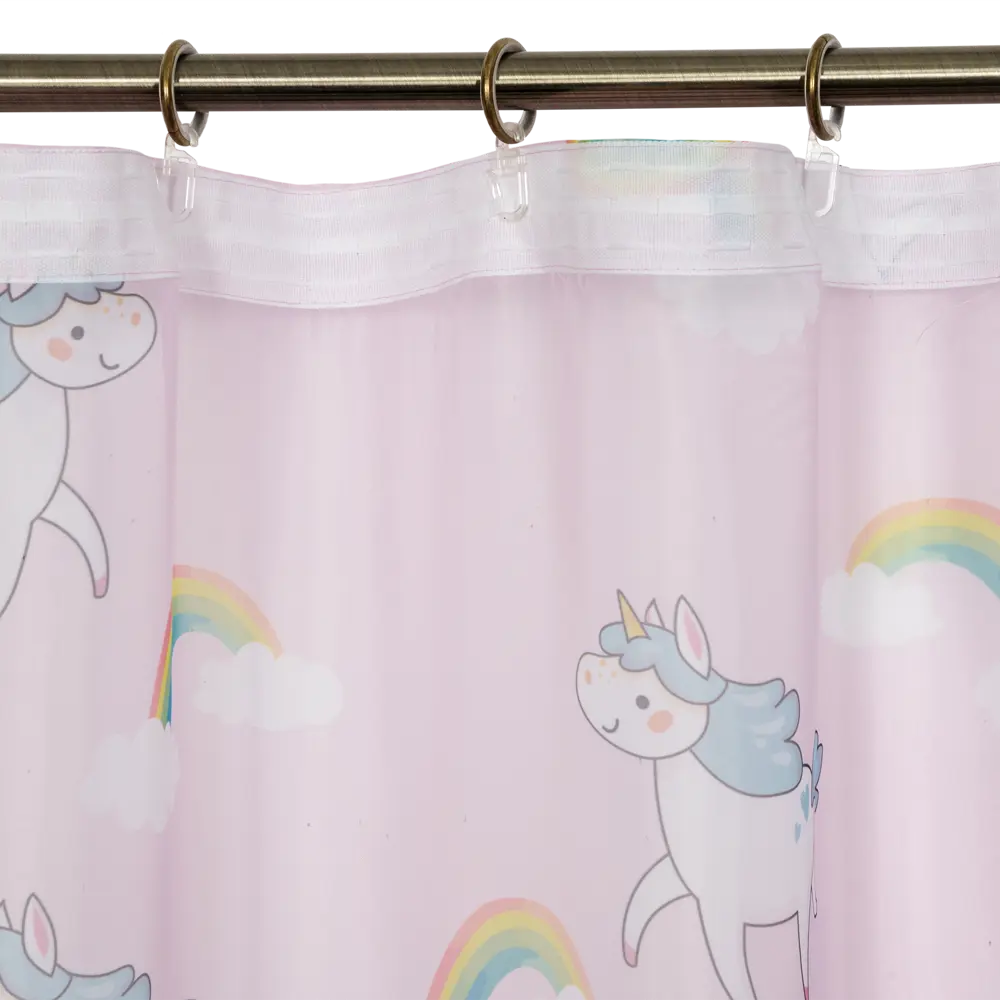 Тюль на ленте Единорог 250х260 см цвет розовый SEASONS STLM-2015587 - Вид №4