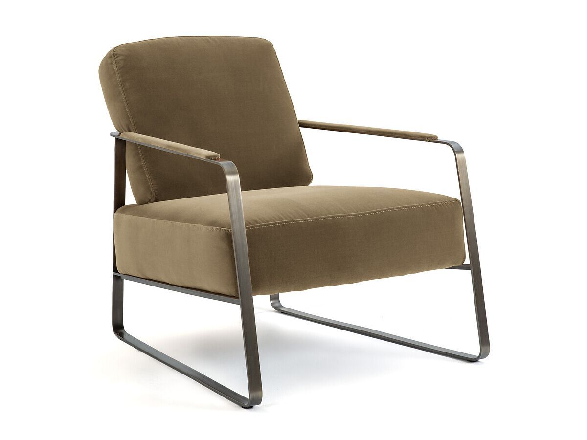 Бархатное кресло с подлокотниками AMPM ZOLEIKA ARCH-00040673