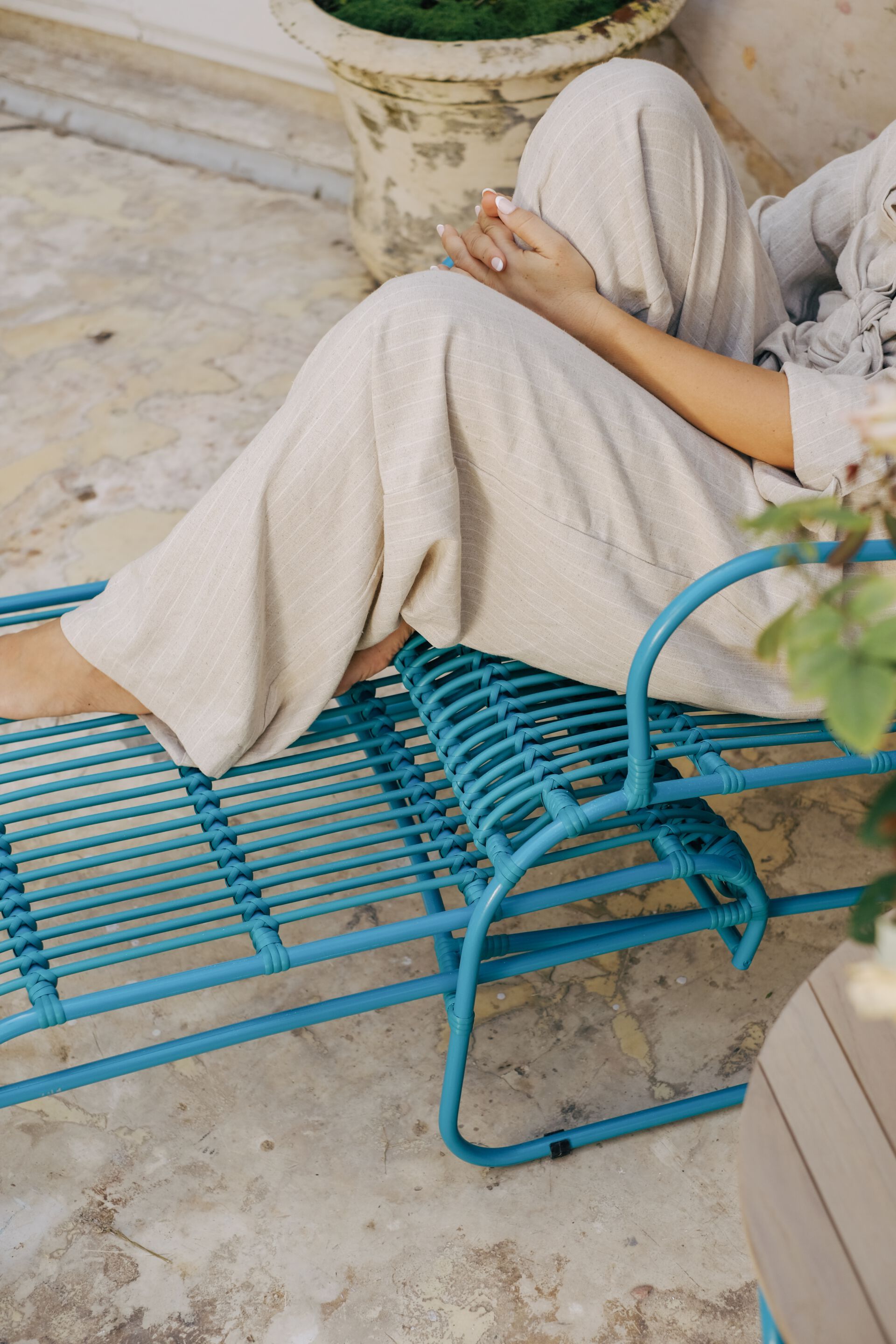 Алюминиевая Садовая кровать с подлокотниками cbdesign Lucie ARCH-00016885 - Вид №3