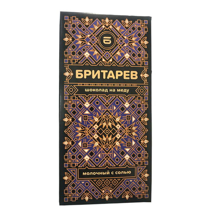 Шоколад молочный на меду БРИТАРЕВ с солью Santreyd 9195 - Вид №1