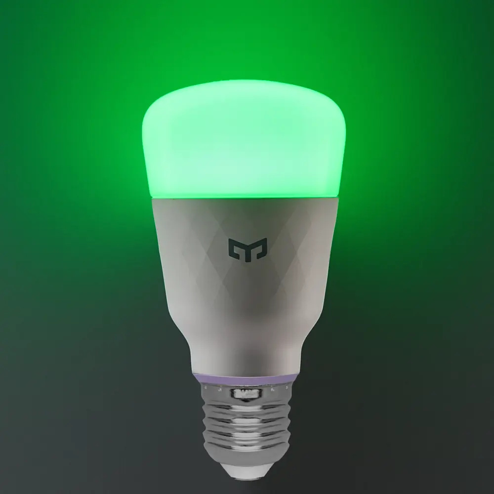 Лампа умная светодиодная Yeelight E27 200-240 В 10 Вт груша матовая 800 лм регулируемый цвет света RGBW для диммера 89193415 STLM-2194174  - Вид №5