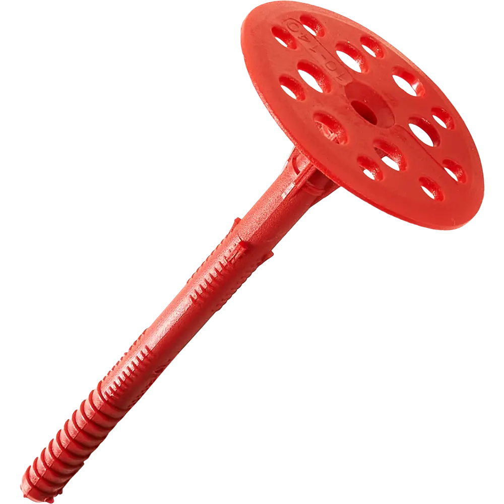 TECH-KREP Дюбель тарельчатый для теплоизоляции 10×140 мм с металлическим гвоздем 84038990 STLM-0046357