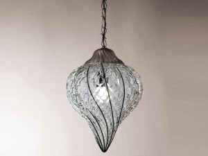 Открытый подвесной светильник из муранского стекла