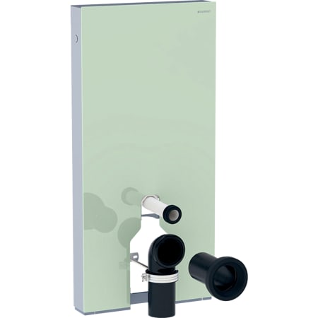 131.001.JK.5 Сантехнический модуль Geberit Monolith для напольного унитаза, 101 см, передняя обшивка из стекла Geberit  - Вид №7