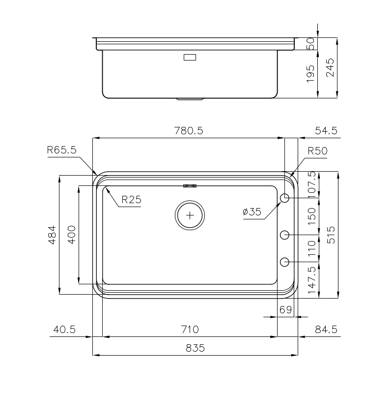 1491059-Filotop Sink Triplo Invaso Workstation - 1491059 - Filotop Fosterspa 1491059-Филотоп - Вид №1