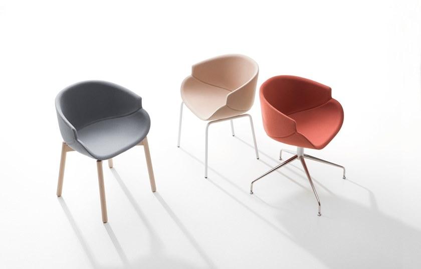 B-LINE Стул на козелке из ткани с подлокотниками sun-id-1457329 - Вид №1