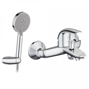 311300000 Набор 2 в 1: смеситель для в/д Origin One 2.0 душ. набор: душ 3ф шланг держ Damixa Palace Bit