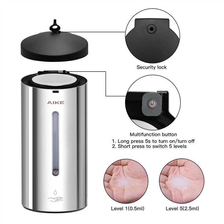 Умный дозатор мыла AIKE AK1205_196  - Вид №3