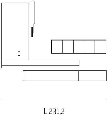 Ideagroup Полная мебель для ванной Sense sun-id-1395390 - Вид №3