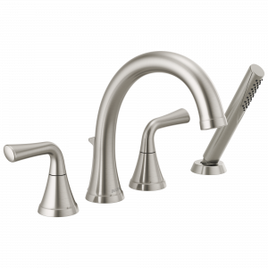T4733-SS Римская ванна с ручным душем Delta Faucet Kayra Нержавеющая сталь