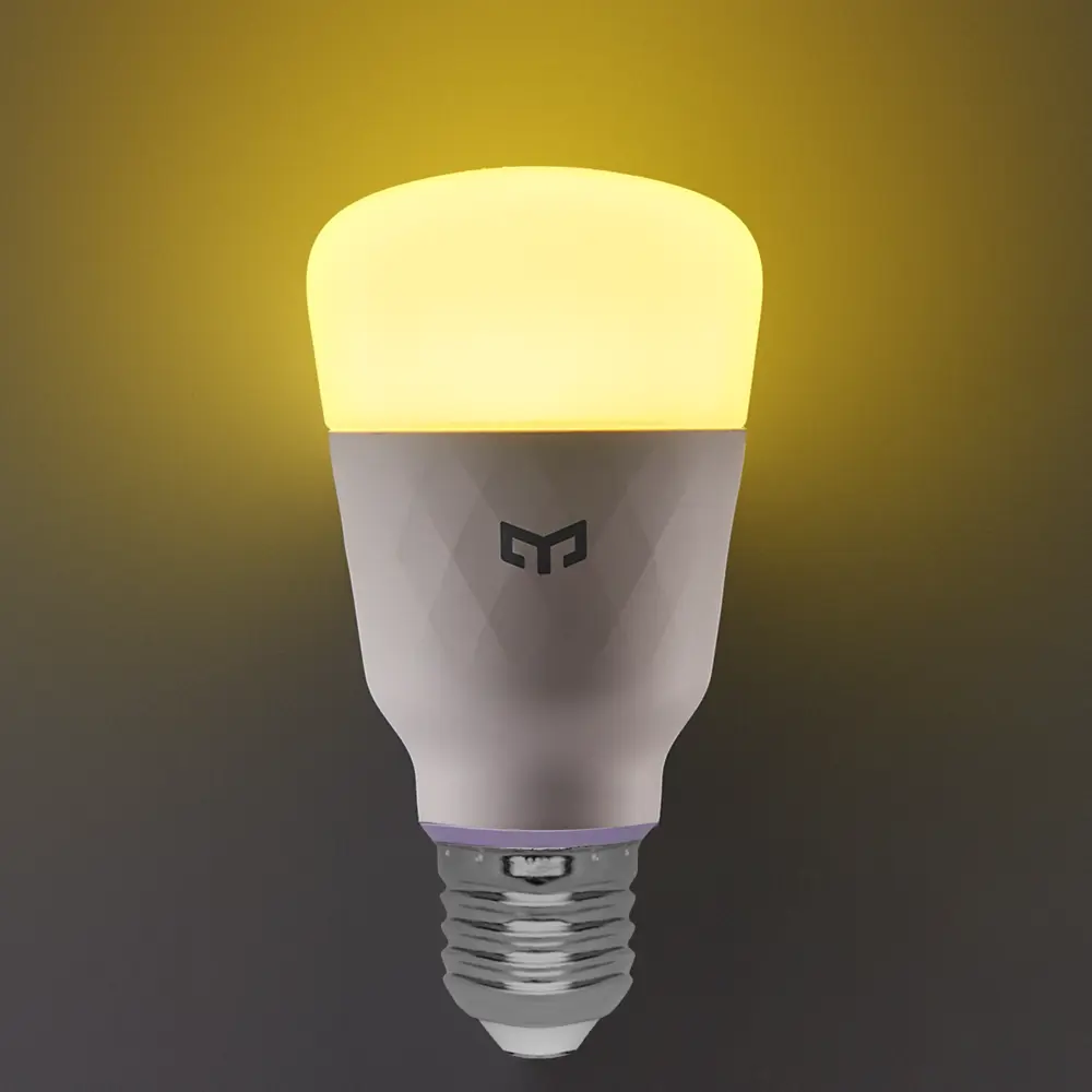 Лампа умная светодиодная Yeelight E27 200-240 В 10 Вт груша матовая 800 лм регулируемый цвет света RGBW для диммера 89193415 STLM-2194174  - Вид №4