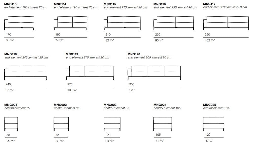 Угловой диван из ткани BODEMA MAN-GO ARCH-00064992 - Вид №4