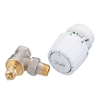 Danfoss Комплект RTR-G/RTR 7090 для однотрубной системы отопления RTR-G Ду15уг и RTR7090 комп-т терморег-р 013G2183 