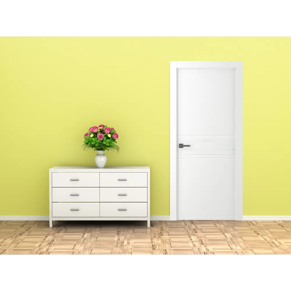 Дверь межкомнатная глухая Твинвуд2 эмаль белый 2000x700 мм BELWOODDOORS STLM-2112173 - Вид №1