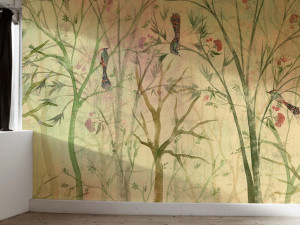 Восточные обои ПВХ бесплатно, экологически чистые, моющиеся