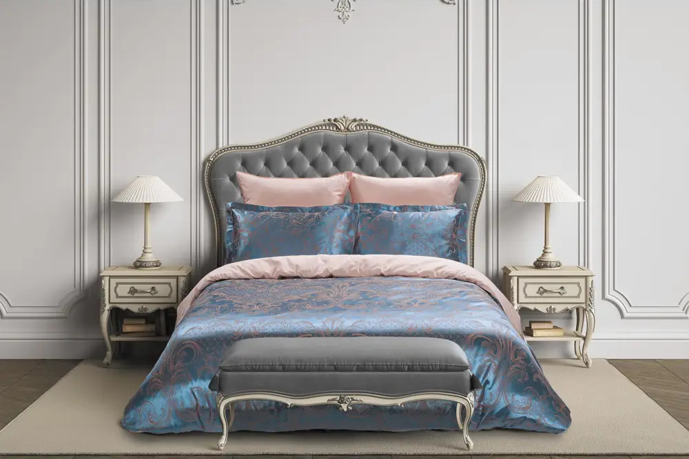 90322337 Постельное бельё Buenas Noches Сатин жаккард QR Dolce Евро STLM-1071699
