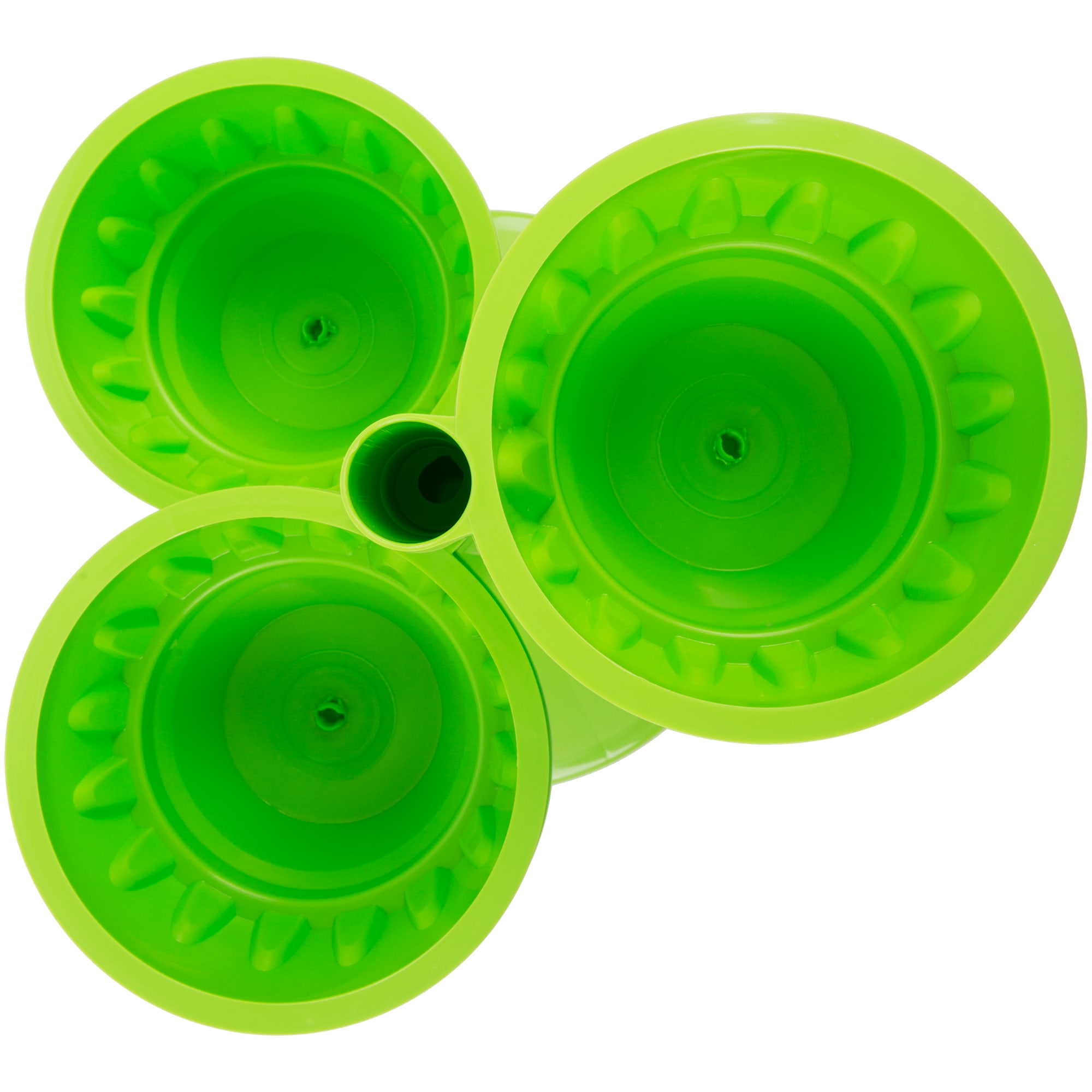 18008983 Горшок цветочный ø29 h23 см v0.7 л пластик салатовый Каскад Santreyd - Вид №3